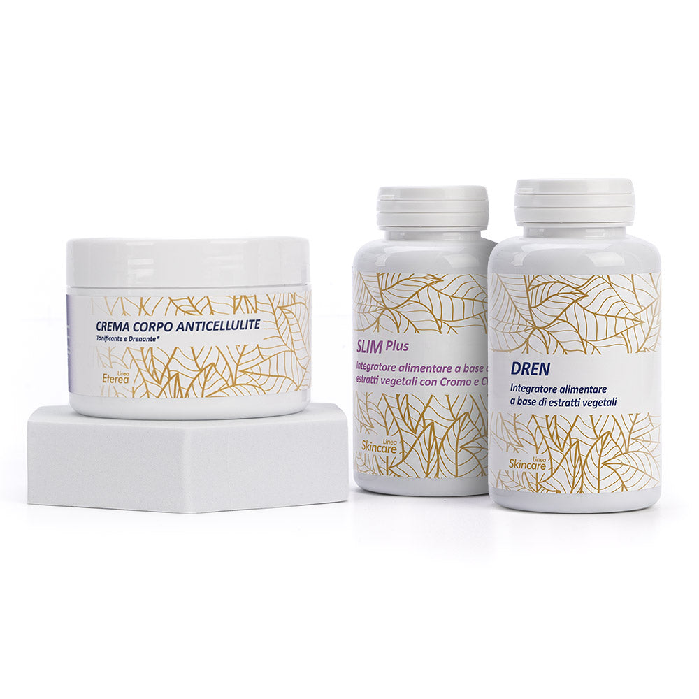 BODY SCULPT 3 ACTION – Kit Corpo Anticellulite con DREN e SLIM PLUS