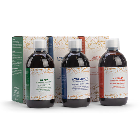 Kit 3 tisane DETOX ANTICELLULITE ANTIAGE