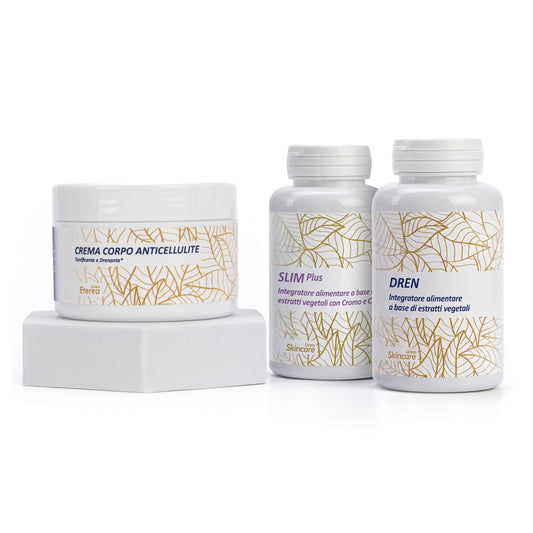 BODY SCULPT 3 ACTION – Kit Corpo Anticellulite con DREN e SLIM PLUS