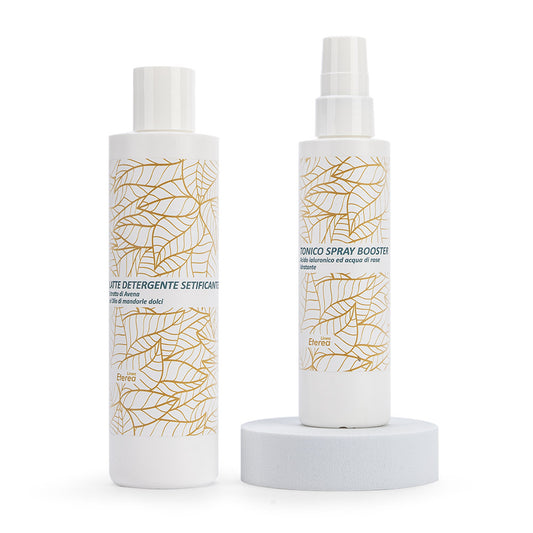 BEAUTY CLEAN SOFT & GLOW –  Latte Detergente Setificante + Tonico Booster